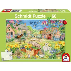 Schmidt Spiele - Puzzle - Mein kleiner Bauernhof, 60 Teile