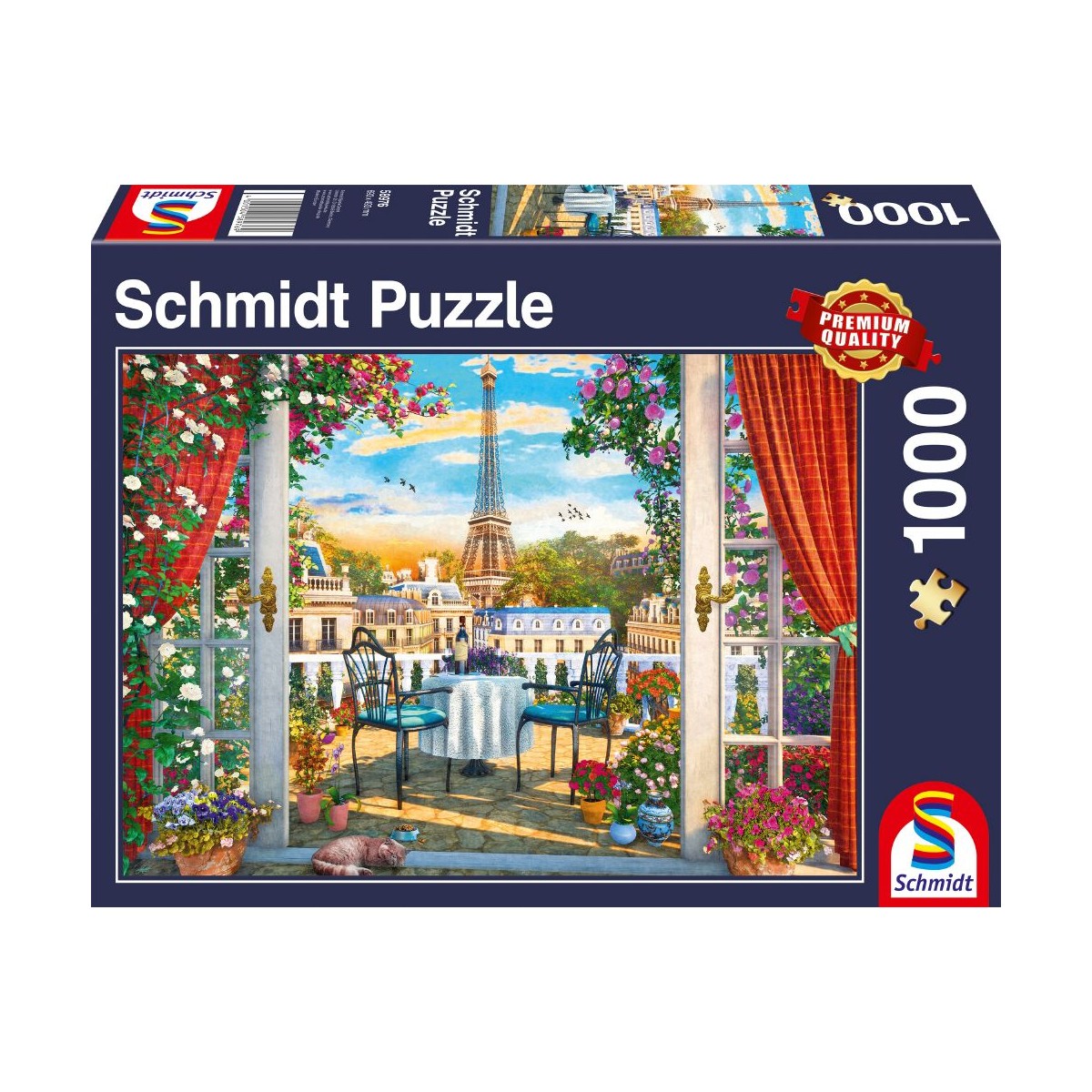 Schmidt Spiele - Puzzle - Terrasse in Paris