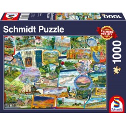 Schmidt Spiele - Puzzle - Reise-Sticker
