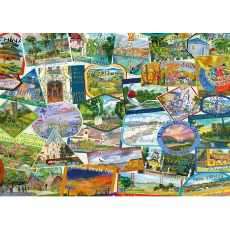 Schmidt Spiele - Puzzle - Reise-Sticker
