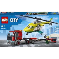 LEGO City 60343 - Hubschrauber Transporter