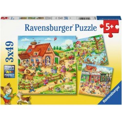Ravensburger - Ferien auf dem Land, 3 x 49 Teile