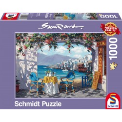Schmidt Spiele - Puzzle - Rendevous auf Mykonos, 1000 Teile