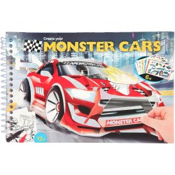 Depesche - Monster Cars - Pocket Malbuch
