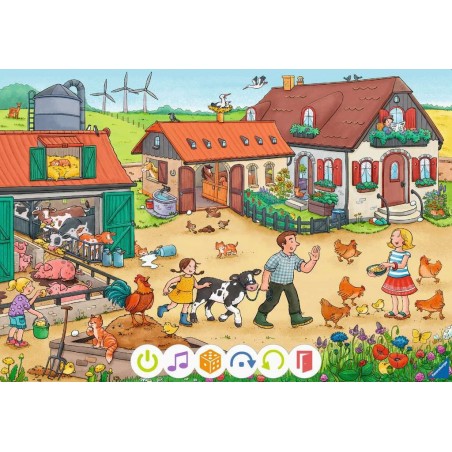 Ravensburger - tiptoi Puzzle für kleine Entdecker: Bauernhof