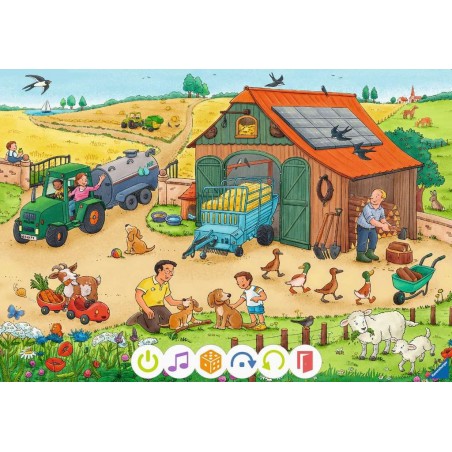Ravensburger - tiptoi Puzzle für kleine Entdecker: Bauernhof
