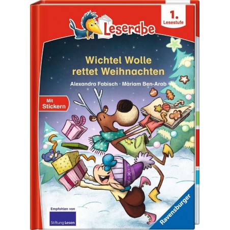 Ravensburger - Leserabe - 1. Lesestufe - Wichtel Wolle rettet Weihnachten