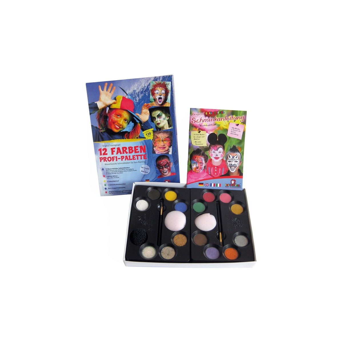 12 Farben-Profi-Schmink-Palette