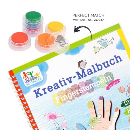 Fingerstempel Kreativ-Malbuch