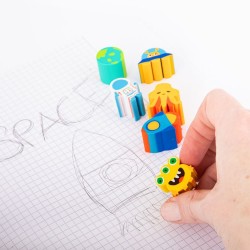 RADIERER Dino & Space Box 6er