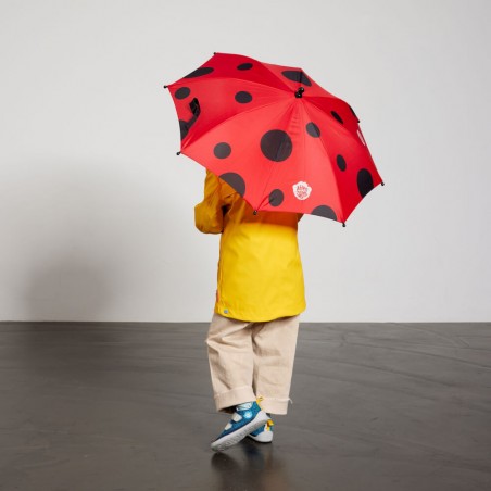 Regenschirm - Marienkäfer - Rot