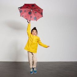 Regenschirm - Marienkäfer - Rot
