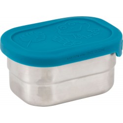 Brotdosen-Set - Hai - Silber Petrol