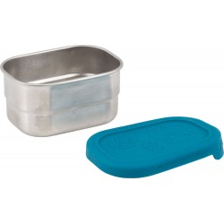 Brotdosen-Set - Hai - Silber Petrol