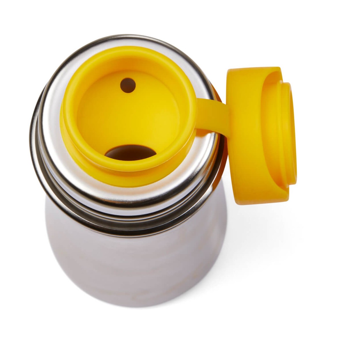 Trinkflasche - Tiger - Silber Gelb