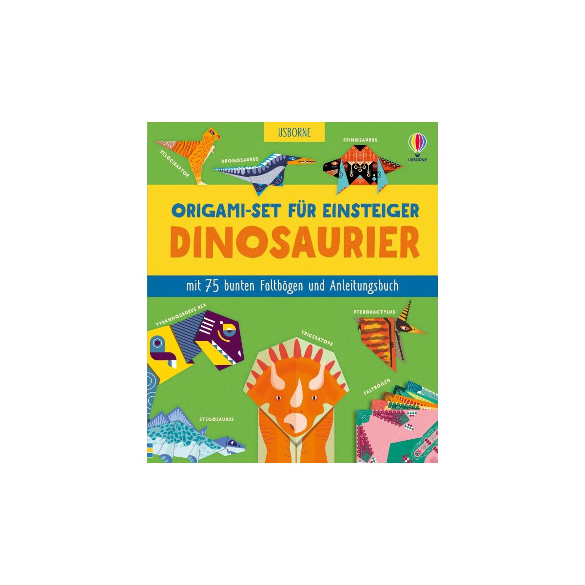 Origami-Set für Einsteiger: Dinosaurier