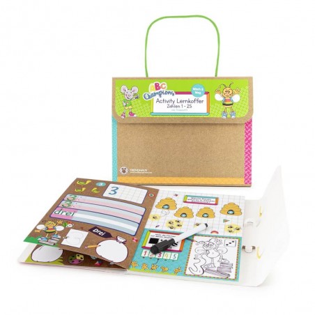 ABC CHAMPIONS Activity Lernkoffer Zahlen 1-25 Wisch & Weg