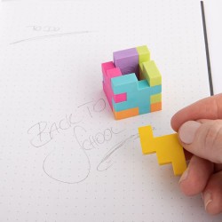 ALLES FÜR DIE SCHULE Puzzle Radierer, 4-fach sortiert