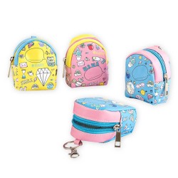 ALLES FÜR DIE SCHULE Mini-Backpack Anhänger, 3-fach sortiert