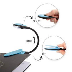 ALLES FÜR DIE SCHULE Premium LED-Leselampe Flexi, 2-fach sor