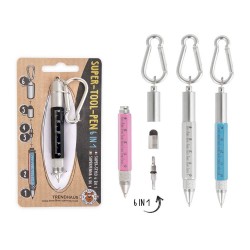 ALLES FÜR DIE SCHULE Super Tool-Pen 6in1, 4-fach sortiert