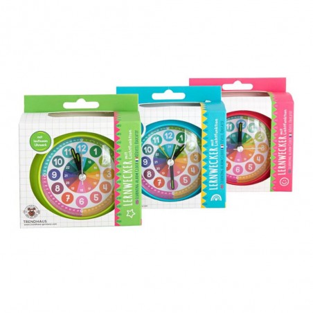 ABC CHAMPIONS Lernwecker mit Lichtfunktion leise, 3-fach sor