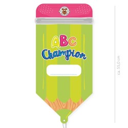 ABC CHAMPIONS Folienballons, 3-fach sortiert