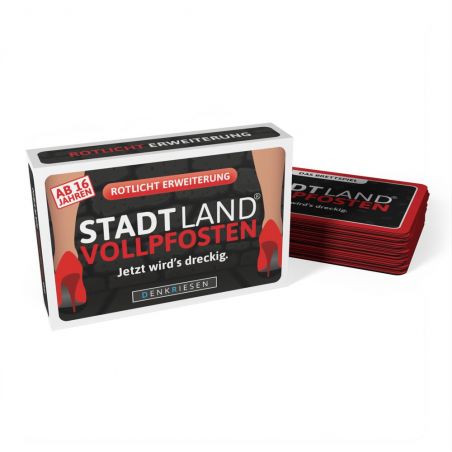 STADT-LAND VOLLPFOSTEN® Brettspiel -Rotlicht Erweiterung