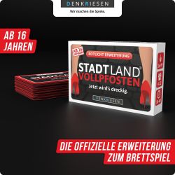 STADT-LAND VOLLPFOSTEN® Brettspiel -Rotlicht Erweiterung