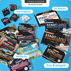STADT-LAND VOLLPFOSTEN® Brettspiel -Rotlicht Erweiterung