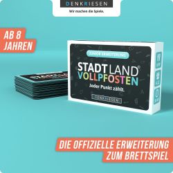 STADT-LAND VOLLPFOSTEN® Brettspiel - Junior Erweiterung