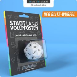 DENKRIESEN - STADT LAND VOLLPFOSTEN® – Der Blitz-Würfel