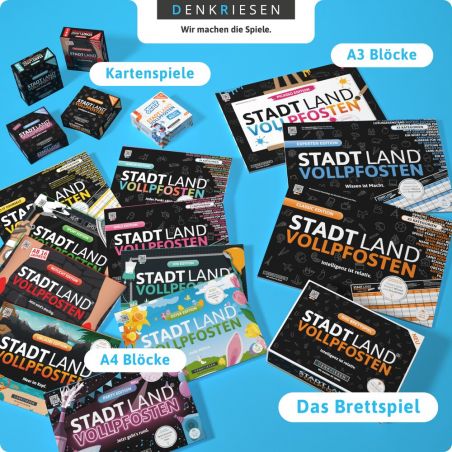 DENKRIESEN - STADT LAND VOLLPFOSTEN® – Das Kartenspiel – Par