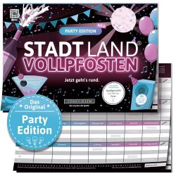 STADT LAND VOLLPFOSTEN® - PARTY EDITION - Jetzt geht’s rund