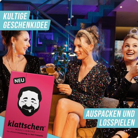 DENKRIESEN - klattschen® - Mädelsabend - SPIELKARTENKARTON