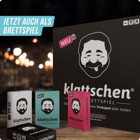 DENKRIESEN - klattschen® - Mädelsabend - SPIELKARTENKARTON