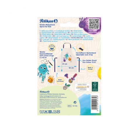 Kinder-Malschürze MSU