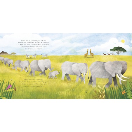 Kleine Tiere groá Elefant