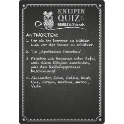 Kneipenquiz - Family & Friends Spezial