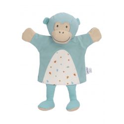 Handpuppe Albert uni - blau mel.