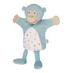 Handpuppe Albert uni - blau mel.