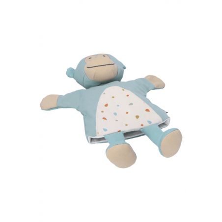 Handpuppe Albert uni - blau mel.