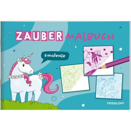 Zaubermalbuch. Einhörner