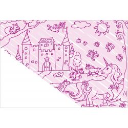 Zaubermalbuch. Einhörner