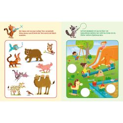 Sticker-Rätsel für Kindergart