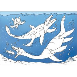 Mein schönstes buntes Malbuch - Dinosaurier