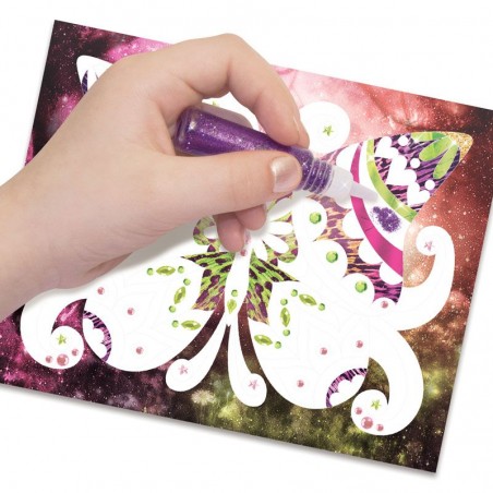 Nebulous Stars - Glitzer- und Folien Kunst