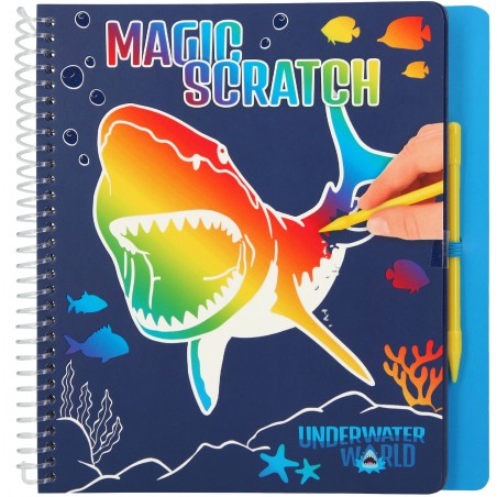 Depesche - Dino World - Magic Scratch Book Underwater
