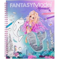 Depesche - Fantasy Model - Malbuch Streichpaillette Mermaid Depesche - Fantasy Model - Malbuch Streichpaillette Mermaid