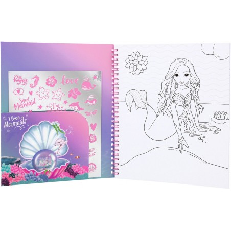 Depesche - Fantasy Model - Malbuch Streichpaillette Mermaid Depesche - Fantasy Model - Malbuch Streichpaillette Mermaid